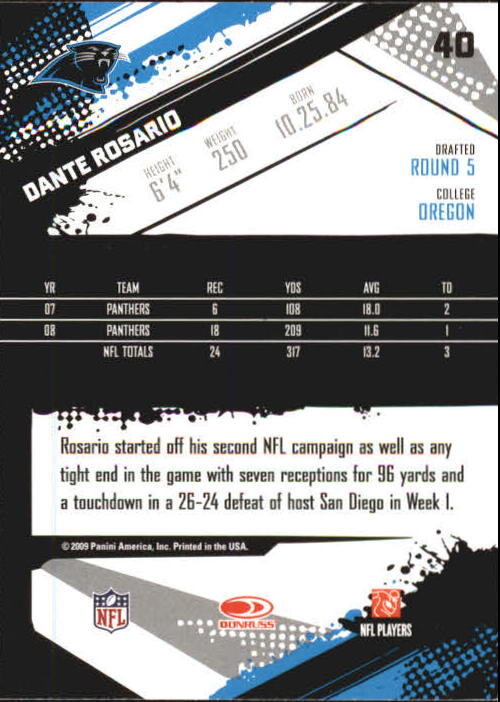 2009 Score Inscriptions Football Part 1 - Picture 75 of 477
