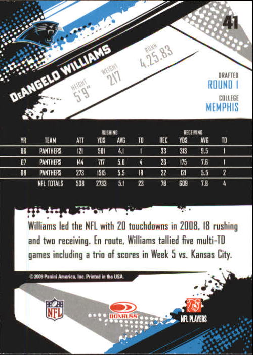 2009 Score Inscriptions Football Part 1 - Picture 77 of 477