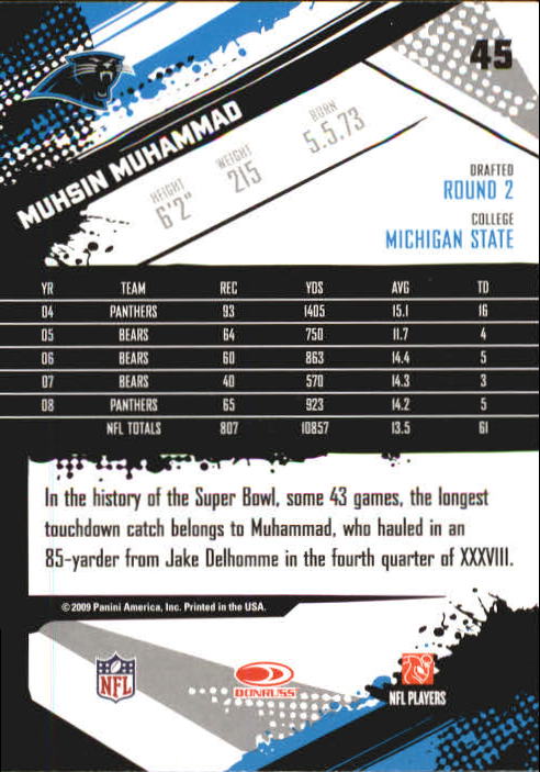 2009 Score Inscriptions Football Part 1 - Picture 81 of 477