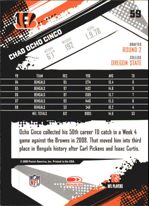 2009 Score Inscriptions Football Part 1 - Picture 93 of 477