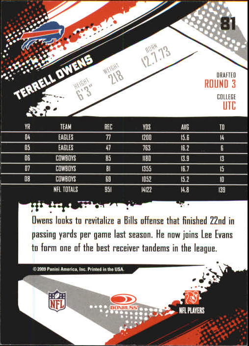 2009 Score Inscriptions Football Part 1 - Picture 111 of 477