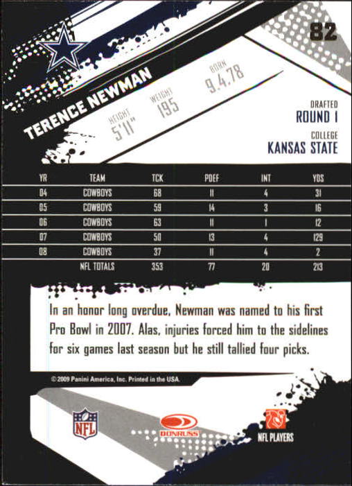 2009 Score Inscriptions Football Part 1 - Picture 113 of 477