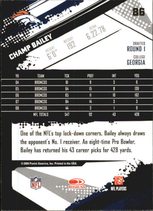 2009 Score Inscriptions Football Part 1 - Picture 119 of 477