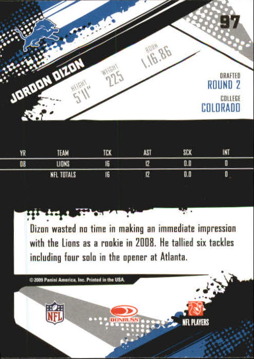 2009 Score Inscriptions Football Part 1 - Picture 127 of 477