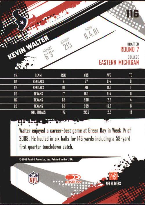 2009 Score Inscriptions Football Part 1 - Picture 155 of 477