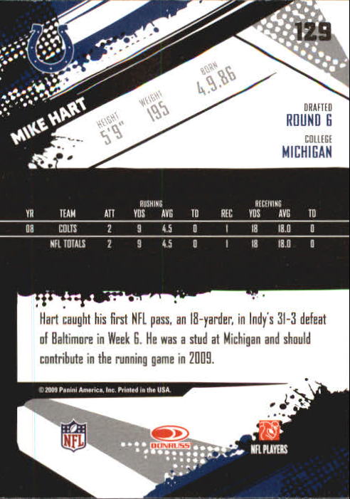 2009 Score Inscriptions Football Part 1 - Picture 175 of 477