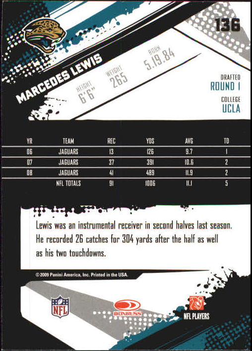 2009 Score Inscriptions Football Part 1 - Picture 187 of 477
