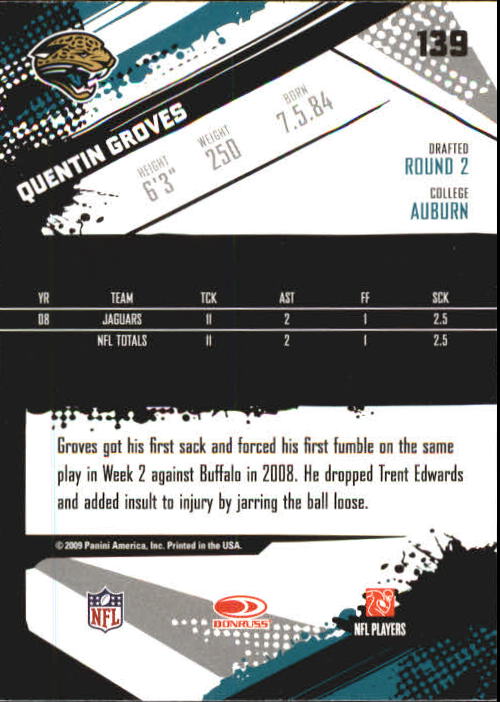 2009 Score Inscriptions Football Part 1 - Picture 193 of 477