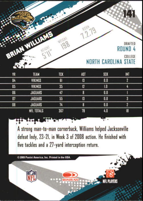 2009 Score Inscriptions Football Part 1 - Picture 197 of 477
