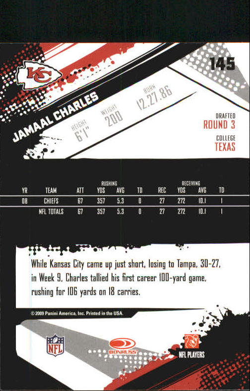 2009 Score Inscriptions Football Part 1 - Picture 201 of 477