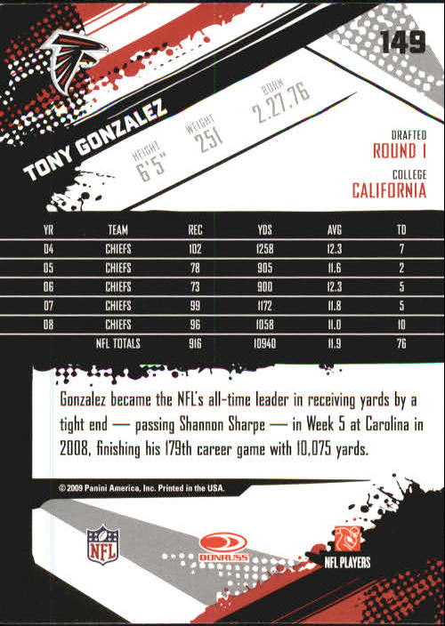 2009 Score Inscriptions Football Part 1 - Picture 207 of 477