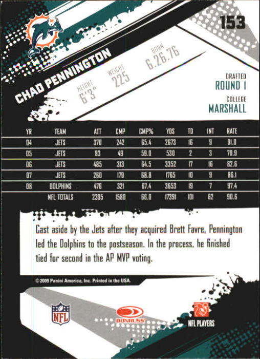 2009 Score Inscriptions Football Part 1 - Picture 215 of 477