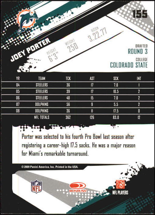 2009 Score Inscriptions Football Part 1 - Picture 219 of 477