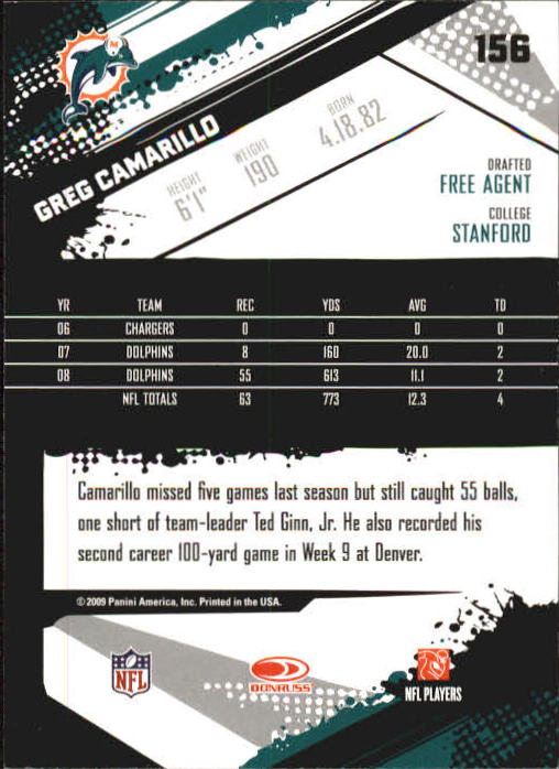2009 Score Inscriptions Football Part 1 - Picture 221 of 477
