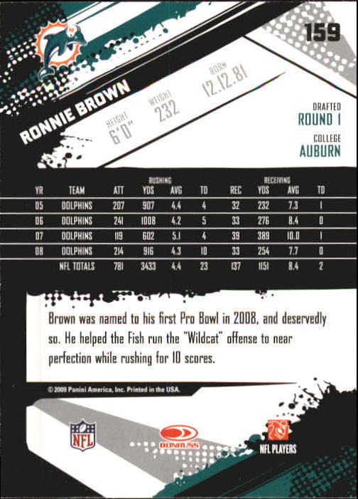 2009 Score Inscriptions Football Part 1 - Picture 223 of 477