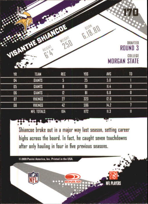 2009 Score Inscriptions Football Part 1 - Picture 243 of 477