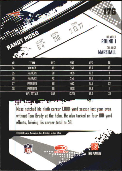 2009 Score Inscriptions Football Part 1 - Picture 253 of 477