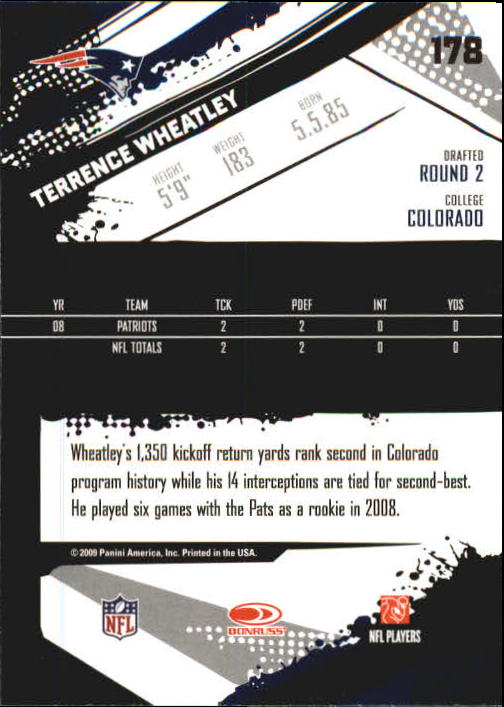 2009 Score Inscriptions Football Part 1 - Picture 257 of 477
