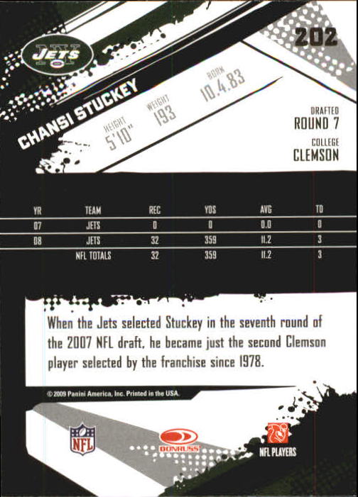 2009 Score Inscriptions Football Part 1 - Picture 293 of 477