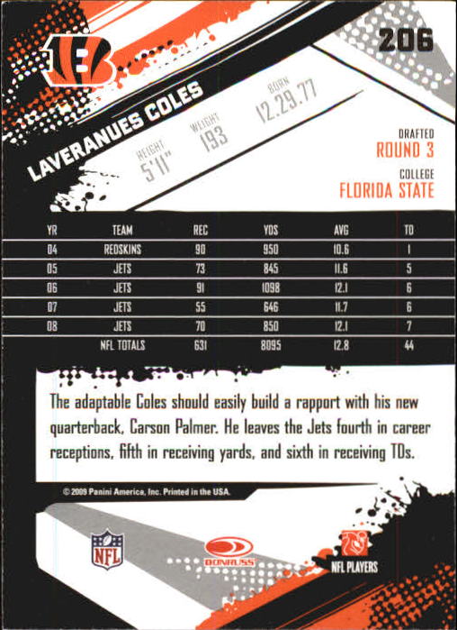 2009 Score Inscriptions Football Part 1 - Picture 301 of 477