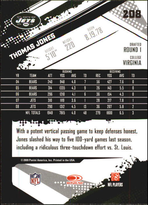 2009 Score Inscriptions Football Part 1 - Picture 305 of 477