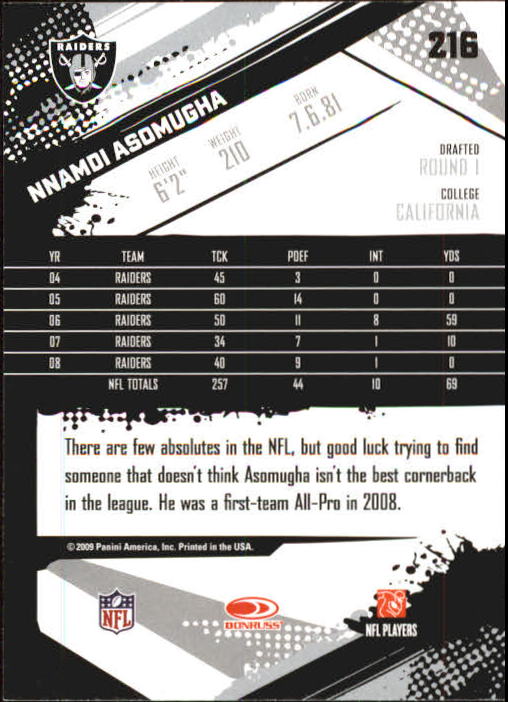 2009 Score Inscriptions Football Part 1 - Picture 313 of 477