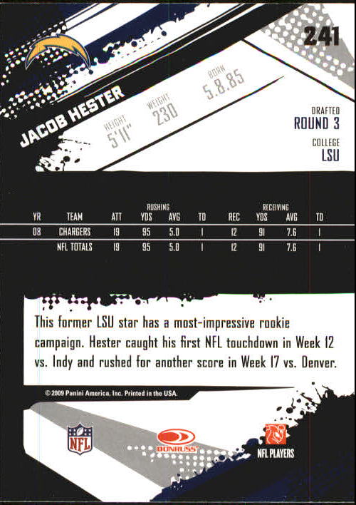 2009 Score Inscriptions Football Part 1 - Picture 343 of 477