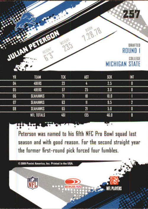 2009 Score Inscriptions Football Part 1 - Picture 367 of 477