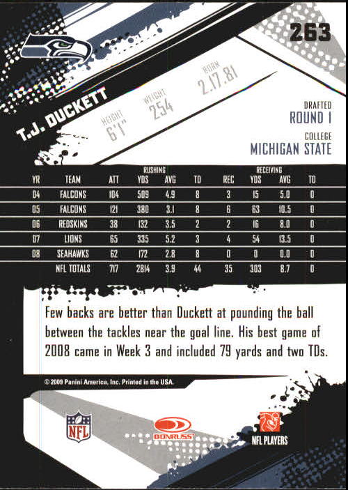 2009 Score Inscriptions Football Part 1 - Picture 375 of 477