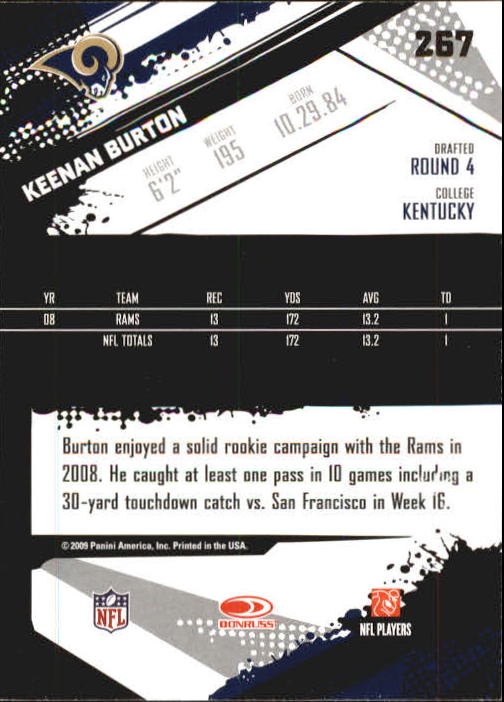 2009 Score Inscriptions Football Part 1 - Picture 379 of 477