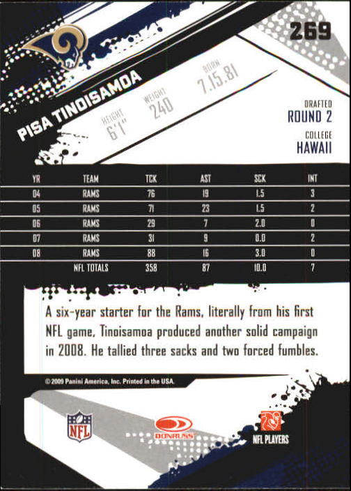2009 Score Inscriptions Football Part 1 - Picture 383 of 477