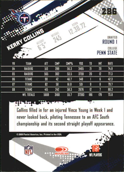 2009 Score Inscriptions Football Part 1 - Picture 409 of 477