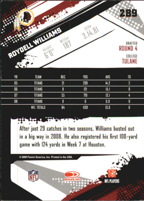 2009 Score Inscriptions Football Part 1 - Picture 415 of 477