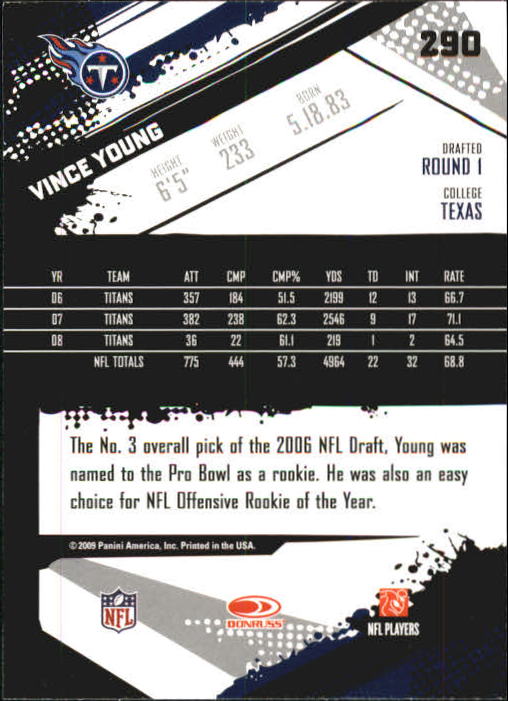 2009 Score Inscriptions Football Part 1 - Picture 417 of 477