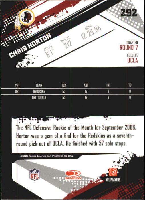 2009 Score Inscriptions Football Part 1 - Picture 421 of 477