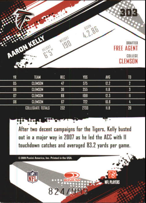 2009 Score Inscriptions Football Part 1 - Picture 439 of 477