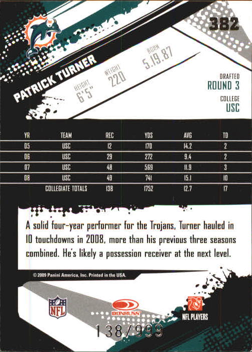 2009 Score Inscriptions Football Part 1 - Picture 469 of 477