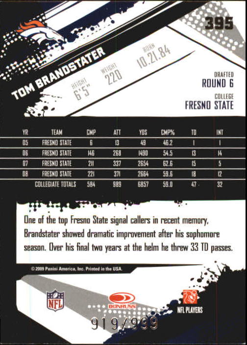 2009 Score Inscriptions Football Part 1 - Picture 477 of 477