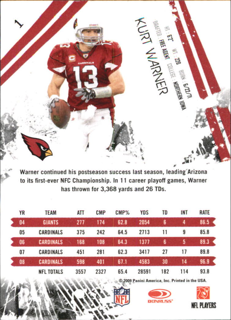 2009 Donruss Rookies and Stars Longevity Football - Picture 3 of 254