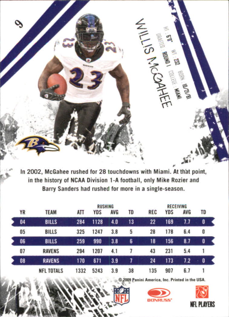 2009 Donruss Rookies and Stars Longevity Football - Picture 19 of 254