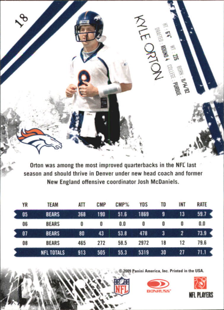 2009 Donruss Rookies and Stars Longevity Football - Picture 34 of 254