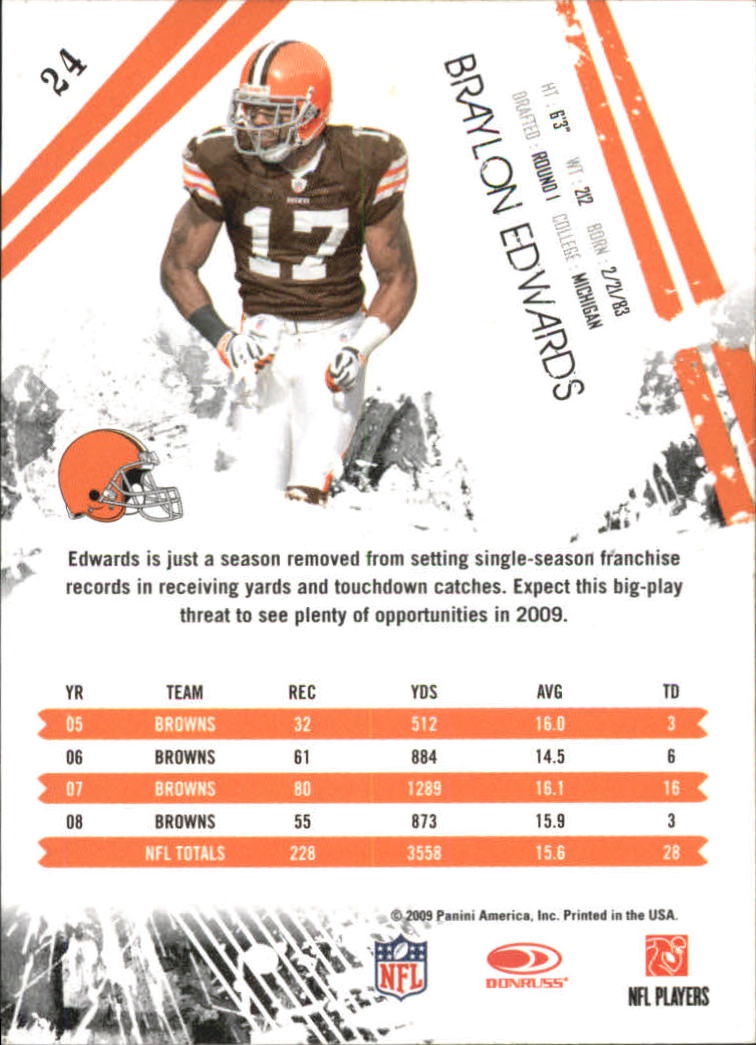 2009 Donruss Rookies and Stars Longevity Football - Picture 45 of 254