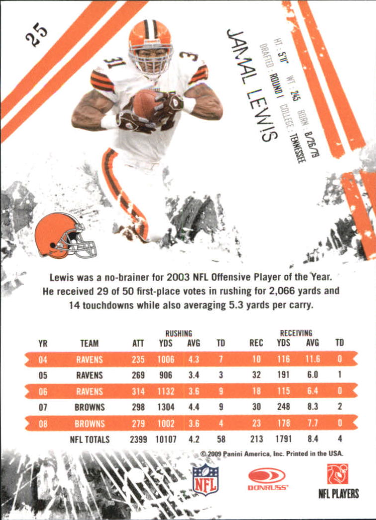 2009 Donruss Rookies and Stars Longevity Football - Picture 47 of 254