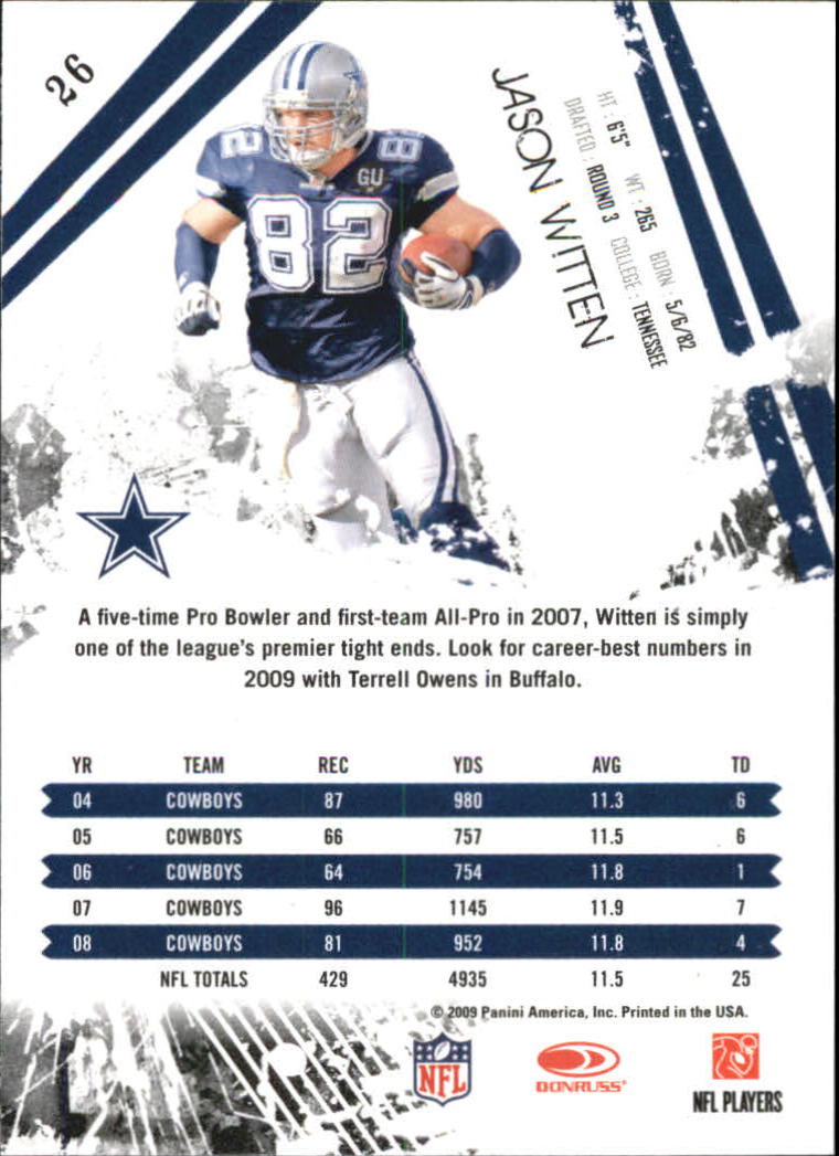 2009 Donruss Rookies and Stars Longevity Football - Picture 49 of 254