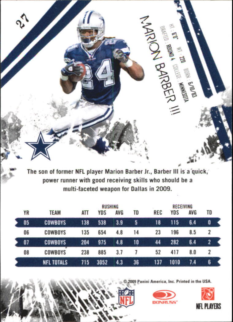 2009 Donruss Rookies and Stars Longevity Football - Picture 51 of 254