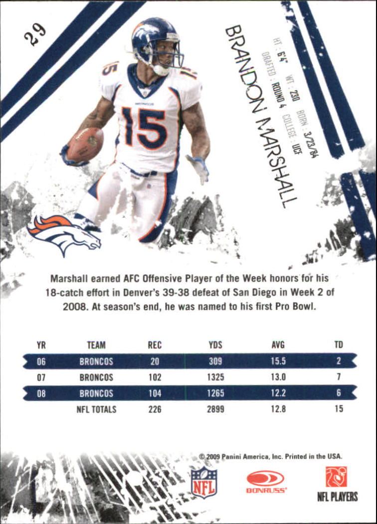 2009 Donruss Rookies and Stars Longevity Football - Picture 55 of 254