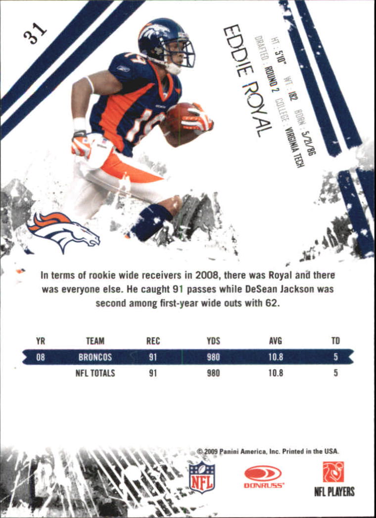 2009 Donruss Rookies and Stars Longevity Football - Picture 59 of 254