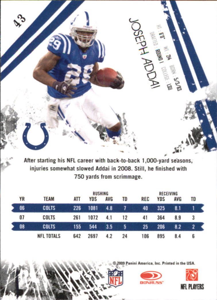 2009 Donruss Rookies and Stars Longevity Football - Picture 81 of 254