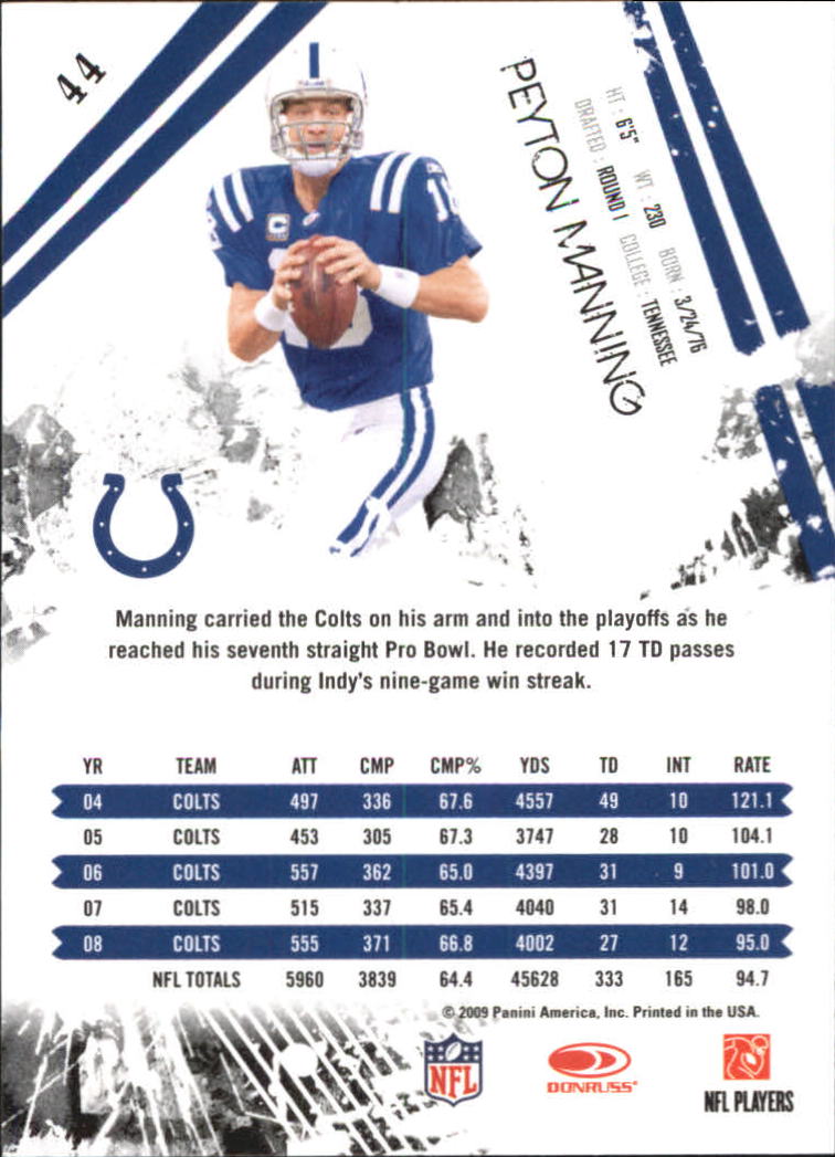 2009 Donruss Rookies and Stars Longevity Football - Picture 83 of 254