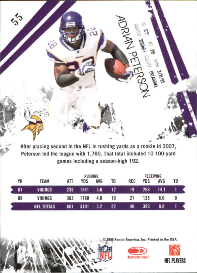 2009 Donruss Rookies and Stars Longevity Football - Picture 105 of 254